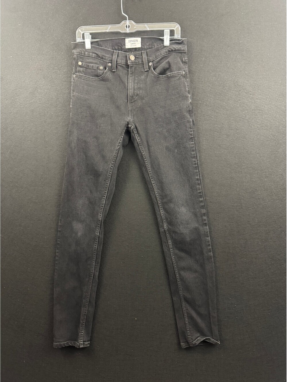 Denizen from Levi's 288 Skinny Black Jeans waist 30''